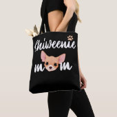 Chiweenie Mama Dog Liebhaber Mama Geschenk Idee Tasche (Von Nahem)