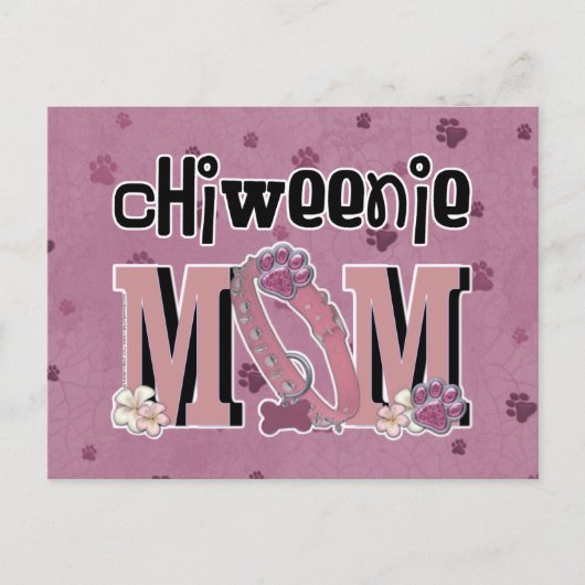 ChiWeenie-MAMA Postkarte (Vorderseite)