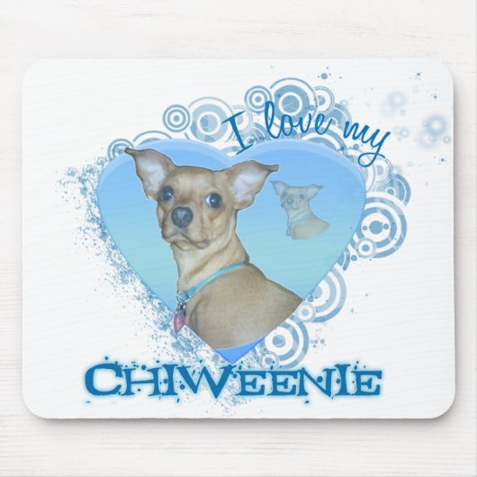chiweenie Mausunterlage Mousepad (Vorne)