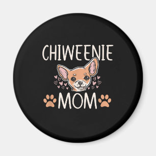 Chiweenie Mom chihuahua niedlicher Hundebesitzer L Magnet