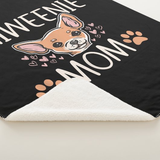 Chiweenie Mom chihuahua niedlicher Hundebesitzer L Sherpadecke (3/4)