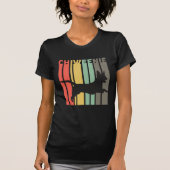 Chiweenie Silhouette - niedliches Chiweenie T-Shirt (Vorderseite)