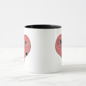 Chiweenie Tatze druckt Hunde Humor Tasse (Zentrum)