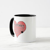 Chiweenie Tatze druckt Hunde Humor Tasse (Vorderseite Links)