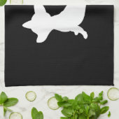 Chiweenie Yoga-Geschenk, Chihuahua-Dackel Geschirrtuch (Gefaltet)