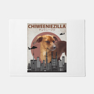 Chiweeniezilla Funny Chiweenie T - Shirt Dog Lover Fußmatte