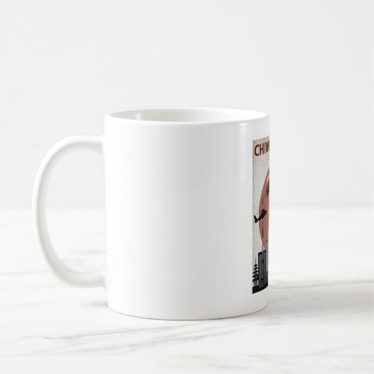 Chiweeniezilla Funny Chiweenie T - Shirt Dog Lover Kaffeetasse (Links)