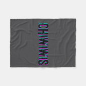 Chiwiwis - Funny Quote Fleecedecke (Vorderseite (Horizontal))