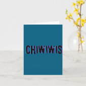 Chiwiwis - Lustige Aussage  Karte (Gelbe Blume)