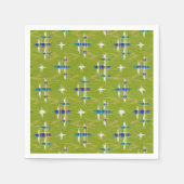 Chiyogami Japanisches Reißpapier Nahtloses Muster Serviette (Vorderseite)