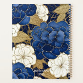 Chiyogami-Planer für Blau und Weiß Planer (Rückseite)