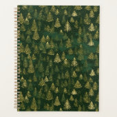 Chiyogami-Planer für Grüne und Goldene Kiefernwäld Planer (Vorderseite)