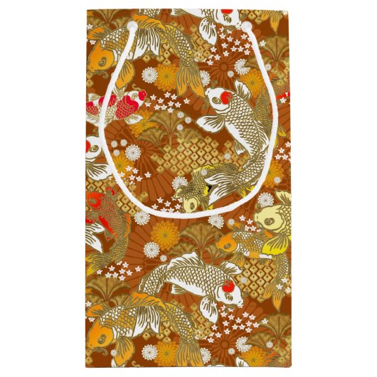 Chiyogami-Washi Geschenktasche Kleine Geschenktüte (Rückseite)