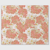 Chiyogami Yuzen Washi Stil Muster Wrapping Paper Geschenkpapier (Flach)