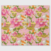 Chiyogami Yuzen Washi Stil Muster Wrapping Paper Geschenkpapier (Flach)