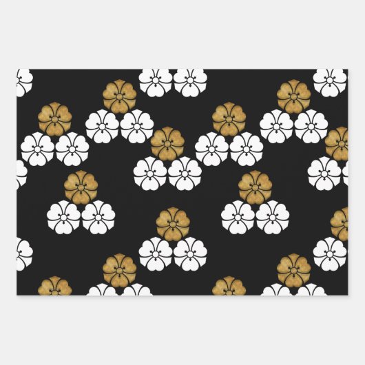 Chiyogami Yuzen Washi Stil Muster Wrapping Paper Geschenkpapier Set (Vorderseite 3)