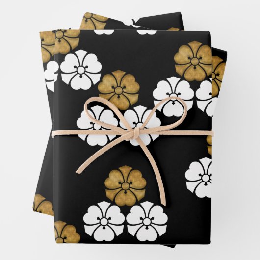 Chiyogami Yuzen Washi Stil Muster Wrapping Paper Geschenkpapier Set (Beispiel)