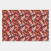 Chiyogami Yuzen Washi Style Muster Geschenkpapier Set (Vorderseite)