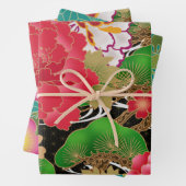 Chiyogami Yuzen Washi Style Muster Geschenkpapier Set (Beispiel)