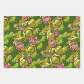 Chiyogami Yuzen Washi Style Muster Geschenkpapier Set (Vorderseite 2)