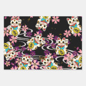 Chiyogami Yuzen Washi Style Muster Geschenkpapier Set (Vorderseite)