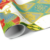 Chiyogami Yuzen Washi Styling Paper Geschenkpapier (Rolleneckpunkt)