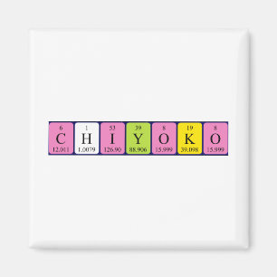 Chiyoko Periodenmagnet Magnet