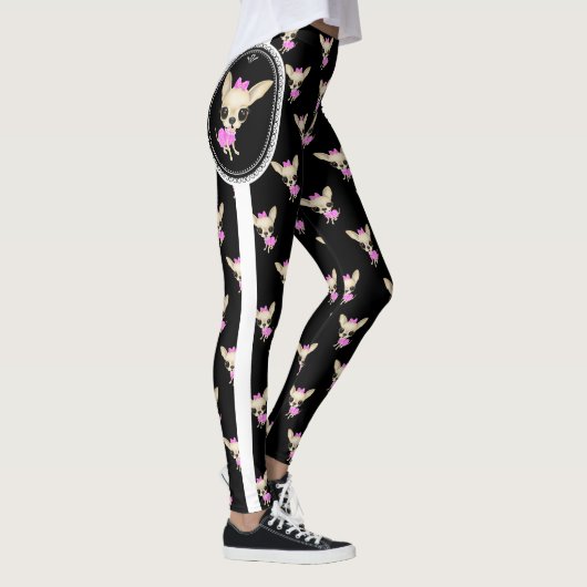 ChiYum Yum Leggings - Fahrwerk-Logo - Schwarzes (Rechts)