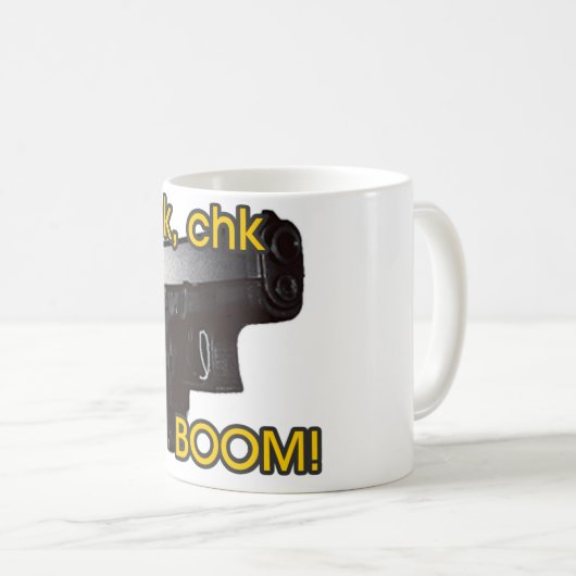 chk chk Boom-Tasse Kaffeetasse (VorderseiteRechts)