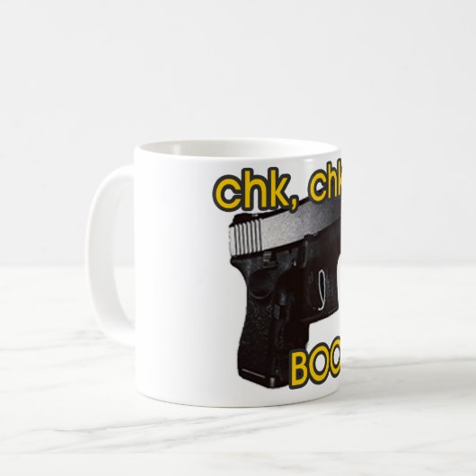 chk chk Boom-Tasse Kaffeetasse (Vorderseite Links)