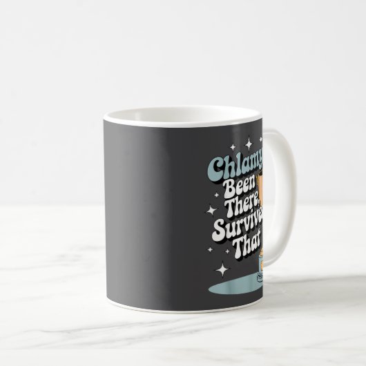 Chlamydia_ Been There, Survived That Funny Design Kaffeetasse (VorderseiteRechts)