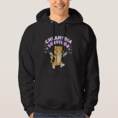 Chlamydia Survivor Funny Cat Sarcastic Y2K Inappro Hoodie (Vorderseite)