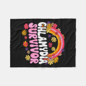 Chlamydia Survivor Funny Graphic  Fleecedecke (Vorderseite (Horizontal))