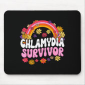 Chlamydia Survivor Funny Graphic  Mousepad (Vorne)