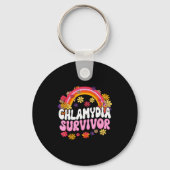 Chlamydia Survivor Funny Graphic Schlüsselanhänger (Vorderseite)