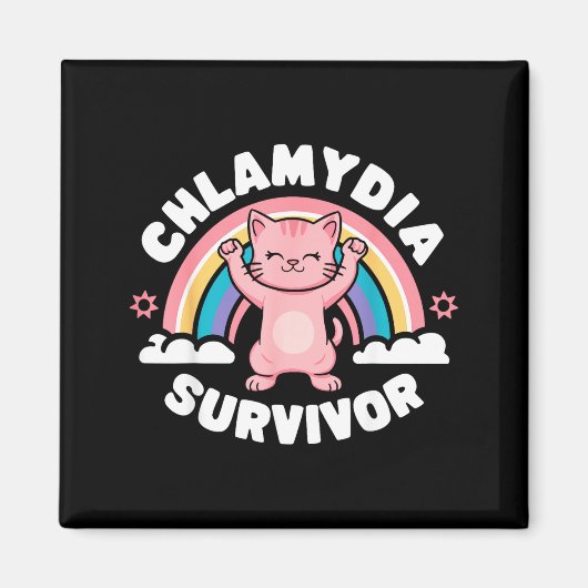 Chlamydia Survivor Magnet (Vorne)