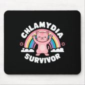 Chlamydia Survivor  Mousepad (Vorne)