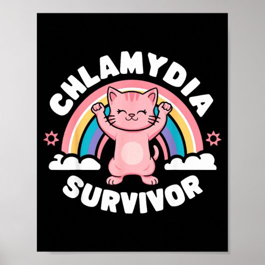 Chlamydia-Überlebender Poster (Vorne)