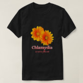 Chlamydien sind keine Blume T-Shirt (Design vorne)