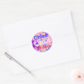 Chloe-Aufkleber Runder Aufkleber (Umschlag)