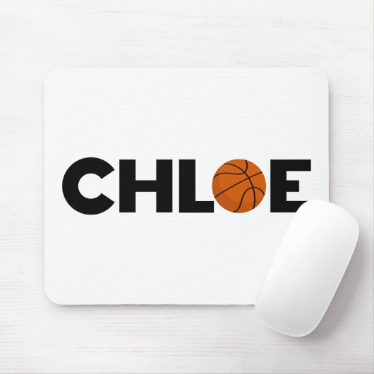Chloe Basketball Mousepad (Mit Mouse)