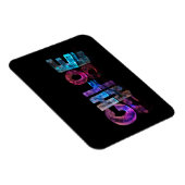 Chloe - Beliebte Mädchennamen in 3D-Leuchten Magnet (Rechte Seite)