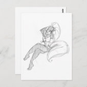 Chloe Bored 05 Postkarte (Vorne/Hinten)