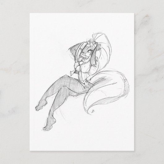 Chloe Bored 05 Postkarte (Vorderseite)