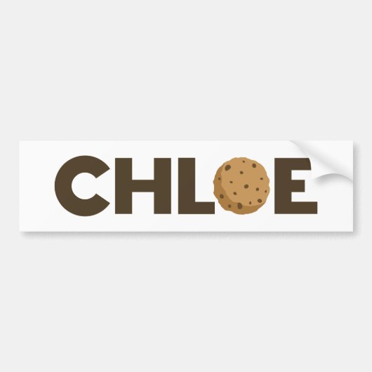 Chloe Cookie Autoaufkleber (Vorne)