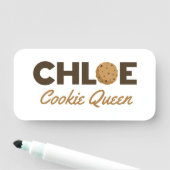 Chloe cookie Queen Namensschild (Beispiel)