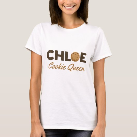 Chloe cookie Queen T-Shirt (Vorderseite)