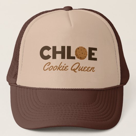 Chloe cookie Queen Truckerkappe (Vorderseite)