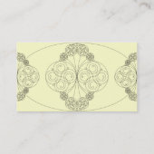 Chloe - Creme Visitenkarte (Rückseite)