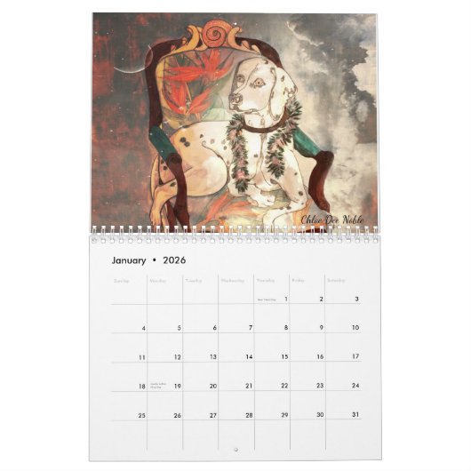 Chloe Dee Noble Bilder ~ 2022 Kalender (Jan 2026)
